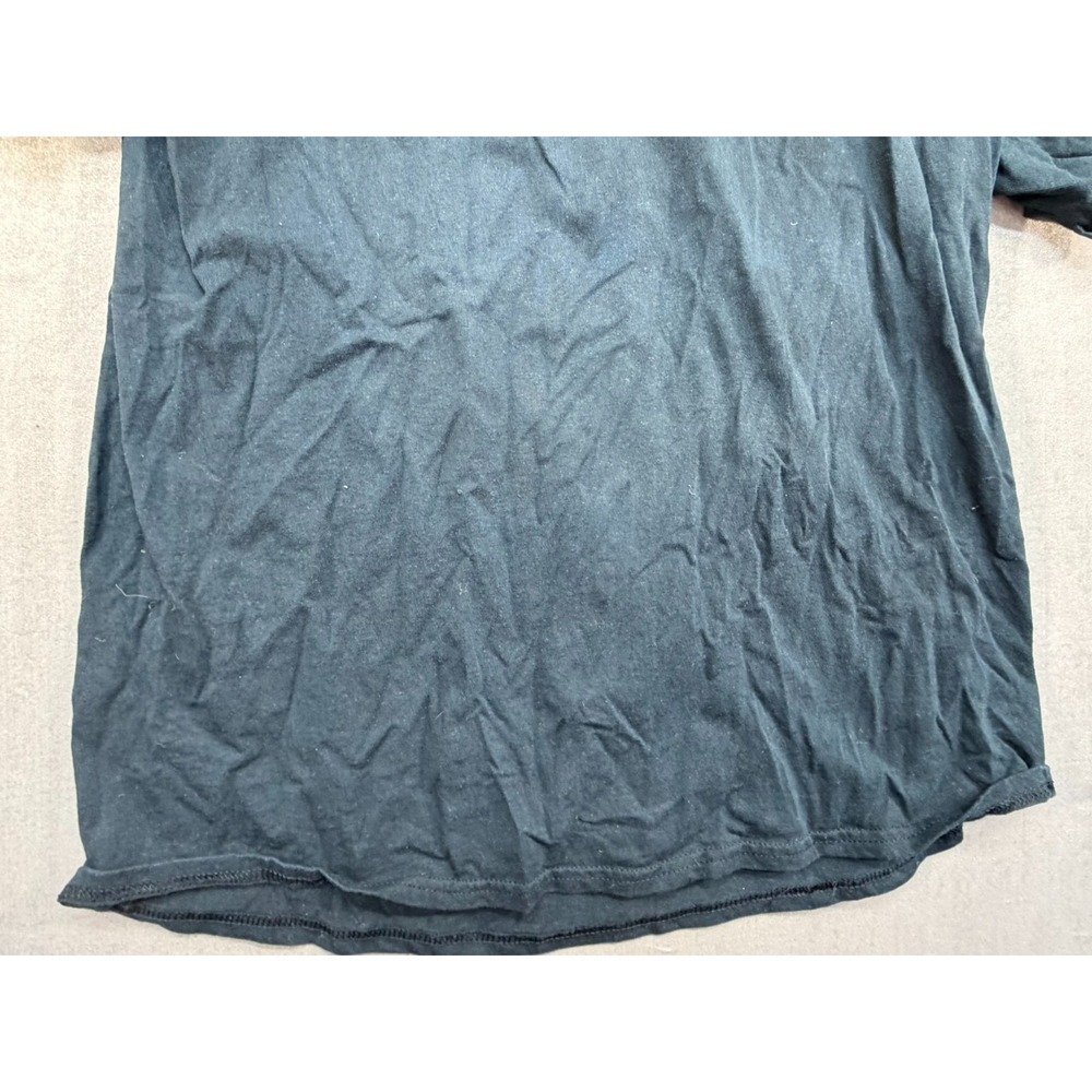 Gildan Men's United States Flag Shirt Black Size XL - Picture 4 of 9